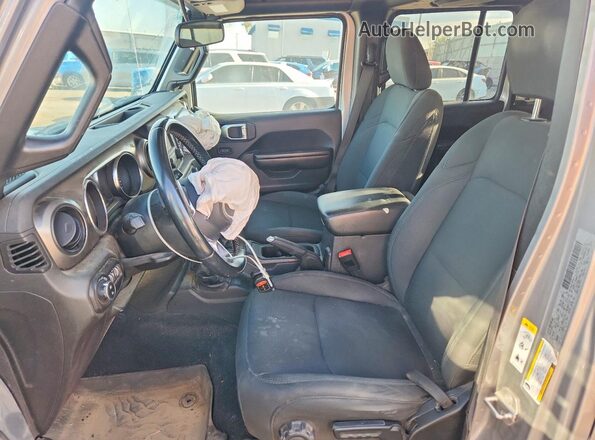 1C6HJTAG0LL136958 2020 JEEP GLADIATOR Gray Vista interior delantera