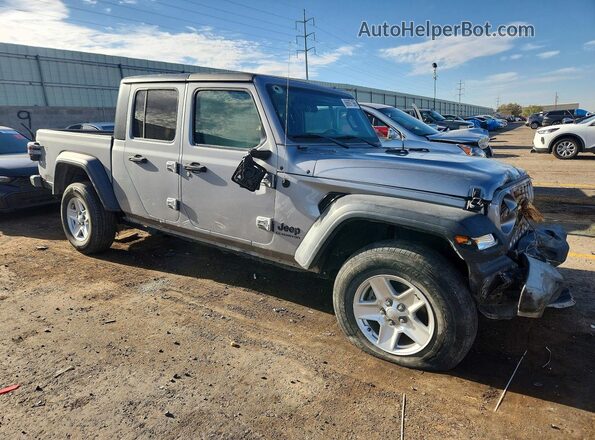 1C6HJTAG0LL136958 2020 JEEP GLADIATOR Gray Delantero derecho