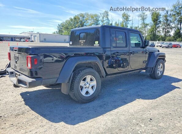 1C6HJTAG0LL158653 2020 JEEP GLADIATOR Black Задня права чверть