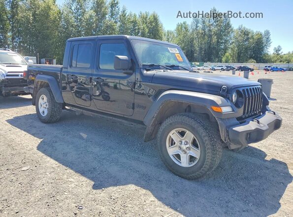 1C6HJTAG0LL158653 2020 JEEP GLADIATOR Black Передня права чверть