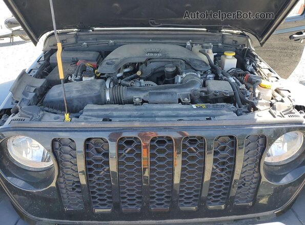 1C6HJTAG0LL158653 2020 JEEP GLADIATOR Black Вид задньої частини салону