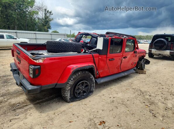 1C6HJTAG0ML583792 2021 JEEP GLADIATOR Красный Задняя правая четверть