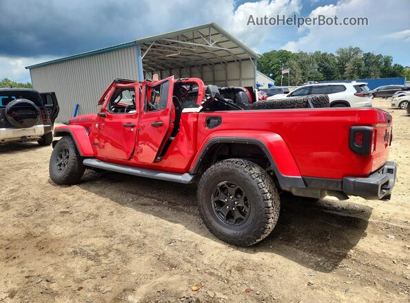 1C6HJTAG0ML583792 2021 JEEP GLADIATOR Красный Задняя левая четверть