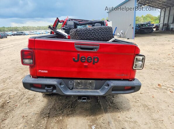 1C6HJTAG0ML583792 2021 JEEP GLADIATOR Красный Вид сзади