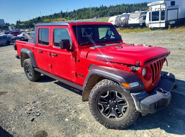 1C6HJTAG2LL104769 2020 JEEP GLADIATOR Red Передня права чверть