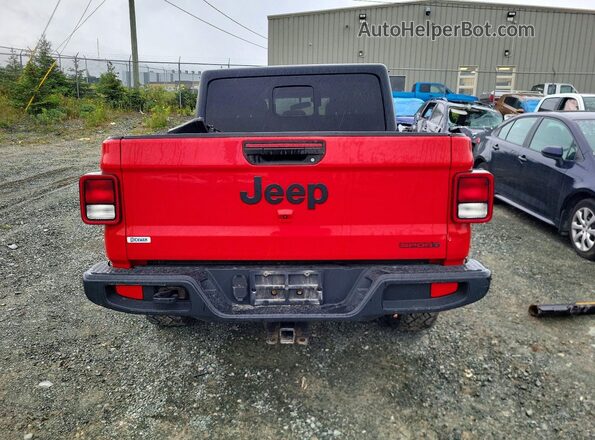 1C6HJTAG2LL104769 2020 JEEP GLADIATOR Red Вид ззаду