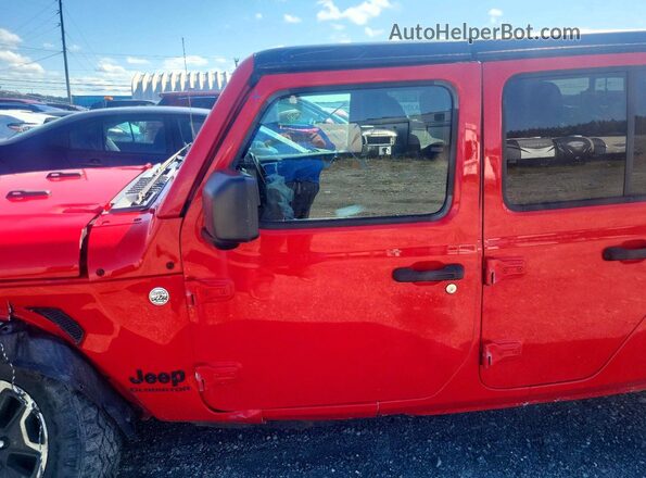 1C6HJTAG2LL104769 2020 JEEP GLADIATOR Red Вид салону спереду