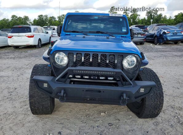 1C6HJTAG2NL108341 2022 JEEP GLADIATOR Blue წინა ხედი