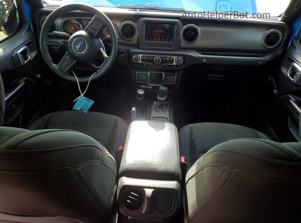 1C6HJTAG2NL108341 2022 JEEP GLADIATOR Blue წინა პანელის ხედი