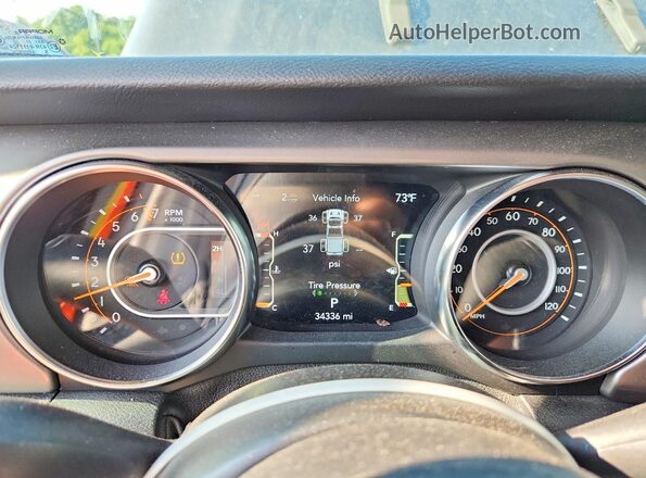 1C6HJTAG4ML571788 2021 JEEP GLADIATOR Gray Սարքավորումների վահանակի տեսք