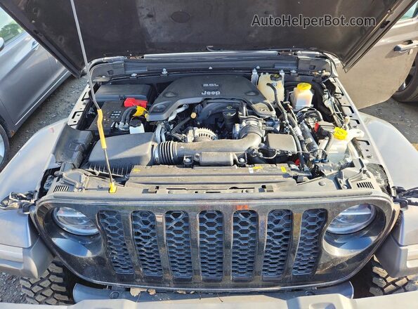 1C6HJTAG4ML571788 2021 JEEP GLADIATOR Gray Սալոնի հետևի տեսք