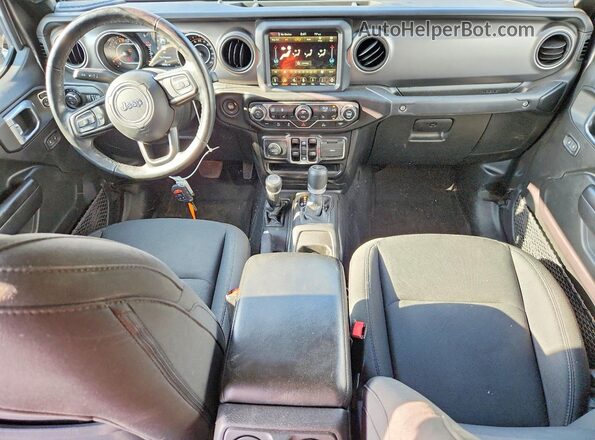 1C6HJTAG4ML571788 2021 JEEP GLADIATOR Gray Առջևի վահանակի տեսք