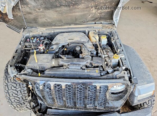 1C6HJTAG4ML612257 2021 JEEP GLADIATOR Gray Սալոնի հետևի տեսք