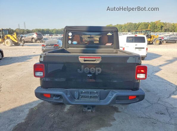 1C6HJTAG8LL107823 2020 JEEP GLADIATOR Black უკანა ხედი