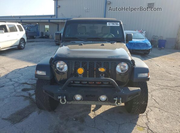1C6HJTAG8LL107823 2020 JEEP GLADIATOR Black წინა ხედი