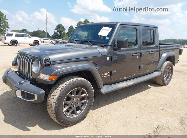 1C6HJTFG2ML511954 2021 JEEP GLADIATOR Gray Vista tres cuartos delantera izquierda
