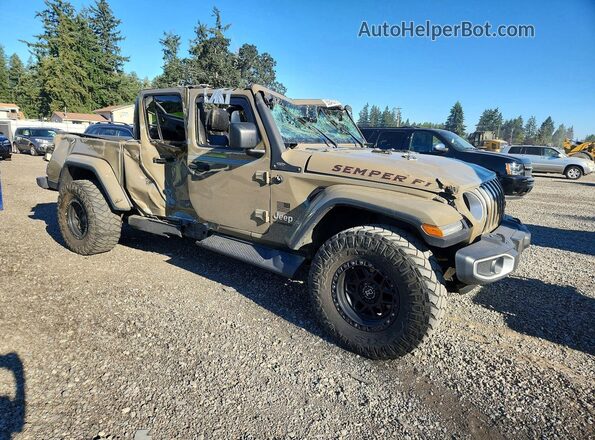 1C6HJTFG3LL191400 2020 JEEP GLADIATOR Tan Delantero derecho
