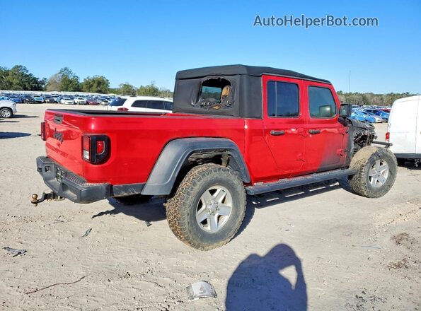 1C6JJTAG3LL129391 2020 JEEP GLADIATOR Red Задня права чверть