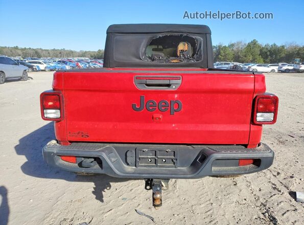 1C6JJTAG3LL129391 2020 JEEP GLADIATOR Red Вид ззаду