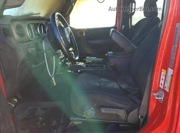 1C6JJTAG3LL129391 2020 JEEP GLADIATOR Red Вид салону спереду