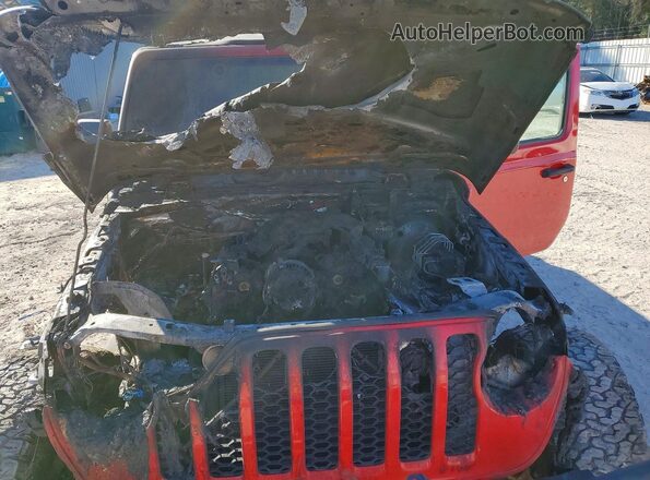 1C6JJTAG3LL129391 2020 JEEP GLADIATOR Red Вид задньої частини салону
