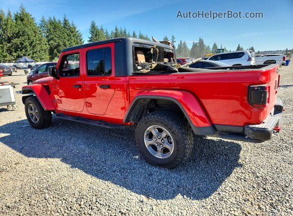 1C6JJTBG2LL105114 2020 JEEP GLADIATOR Red Trasero izquierdo