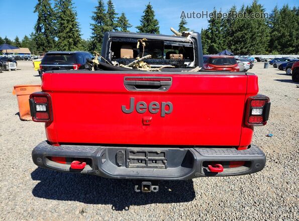 1C6JJTBG2LL105114 2020 JEEP GLADIATOR Red Vista trasera