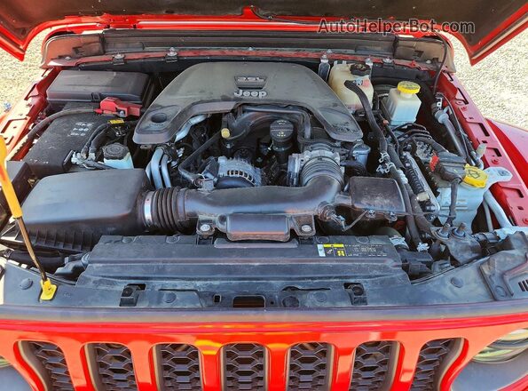 1C6JJTBG2LL105114 2020 JEEP GLADIATOR Red Vista interior trasera