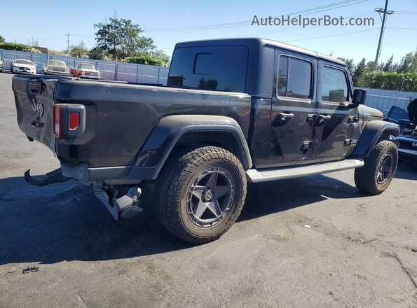 1C6JJTFM3ML607471 2021 JEEP GLADIATOR Black Tył prawy
