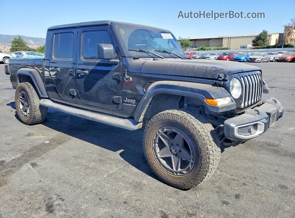 1C6JJTFM3ML607471 2021 JEEP GLADIATOR Black Przód prawy