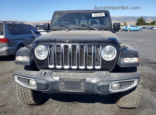 1C6JJTFM3ML607471 2021 JEEP GLADIATOR Black Widok z przodu