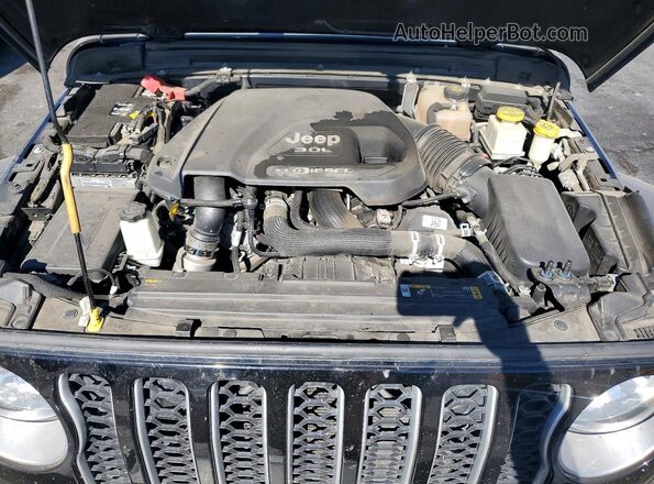 1C6JJTFM3ML607471 2021 JEEP GLADIATOR Black Widok wnętrza z tyłu