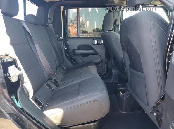 1C6JJTFM3ML607471 2021 JEEP GLADIATOR Black Widok tylnych siedzeń