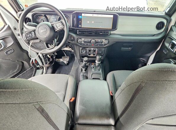 1C6PJTAG2TL158472 2026 JEEP GLADIATOR White Widok deski rozdzielczej