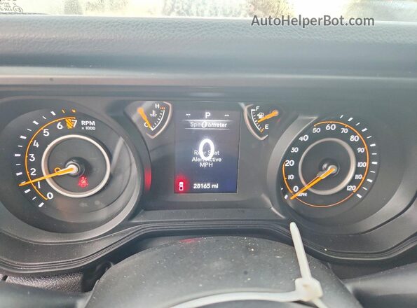 1C6PJTAG9SL504029 2025 JEEP GLADIATOR Black Вид щитка приладів