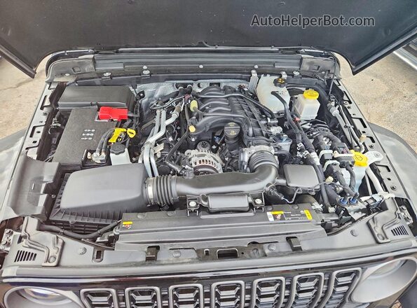 1C6PJTAG9SL504029 2025 JEEP GLADIATOR Black Вид задньої частини салону