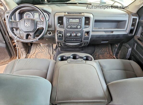 1C6RR6FG8JS201937 2018 RAM 1500 Black წინა პანელის ხედი