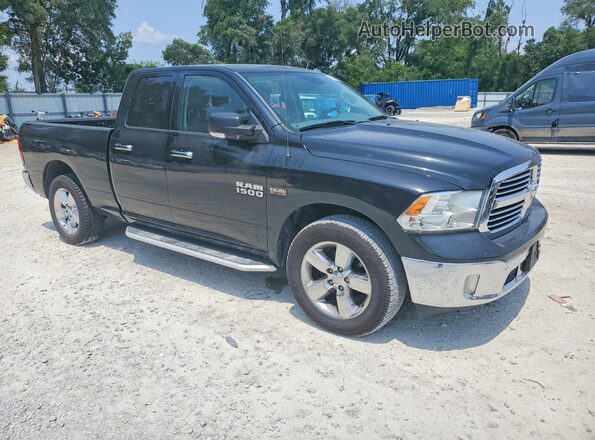1C6RR6GT1JS126879 2018 RAM 1500 Черный Передняя правая четверть
