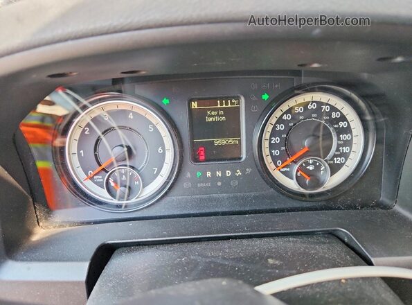1C6RR6KT8HS683368 2017 RAM 1500 Black Вид щитка приладів