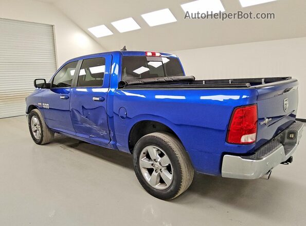 1C6RR6LT0JS334130 2018 RAM 1500 Blue Trasero izquierdo
