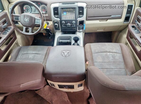 1C6RR6LT2GS159243 2016 RAM 1500 Black Dashboard view