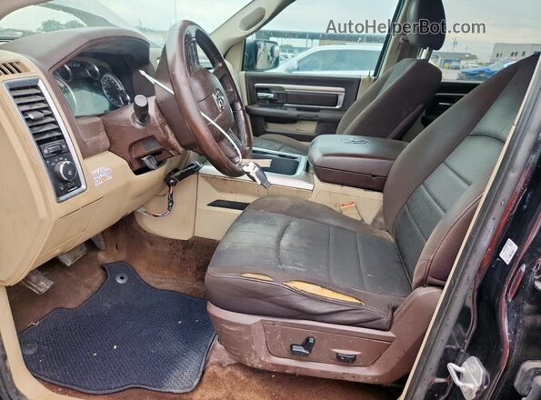 1C6RR6LT2GS159243 2016 RAM 1500 Black Front interior view