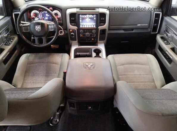 1C6RR6LT7GS194490 2016 RAM 1500 Black Dashboard view