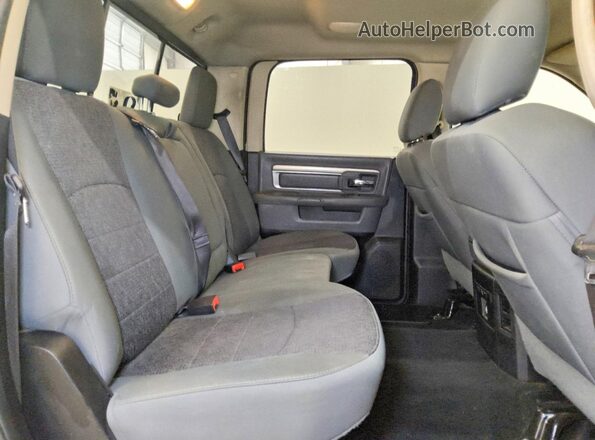 1C6RR6LT7GS194490 2016 RAM 1500 Black Rear seats view