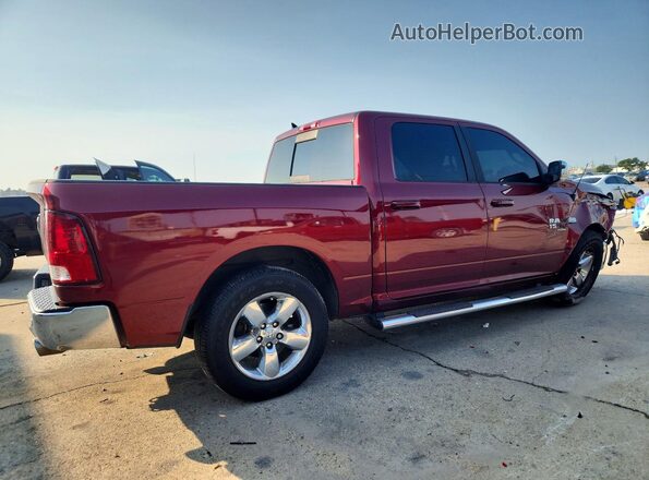1C6RR6LT9KS539303 2019 RAM 1500 Burgundy Trasero derecho