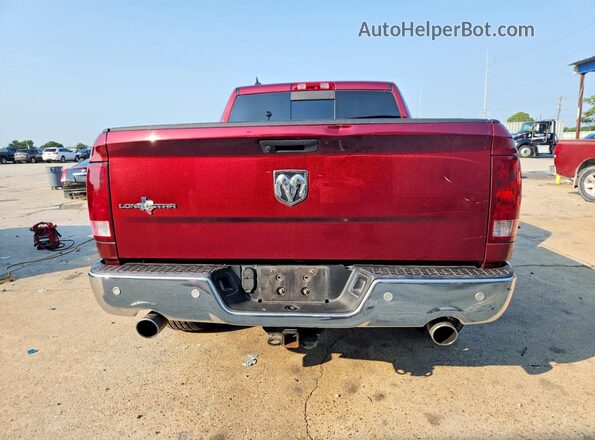 1C6RR6LT9KS539303 2019 RAM 1500 Burgundy Vista trasera