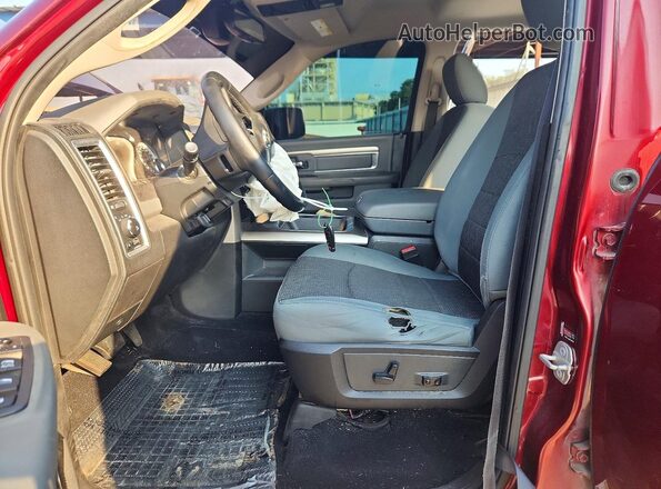 1C6RR6LT9KS539303 2019 RAM 1500 Burgundy Vista interior delantera