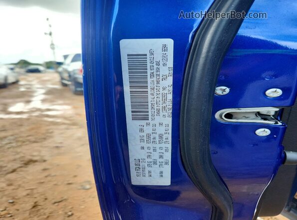 1C6RR6LTXHS622652 2017 RAM 1500 Blue ძრავის განყოფილების ხედი