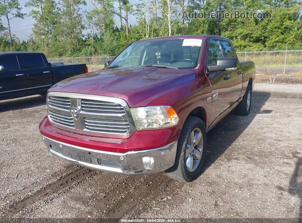 1C6RR6TT4KS683499 2019 RAM 1500 CLASSIC Burgundy Vista tres cuartos delantera izquierda