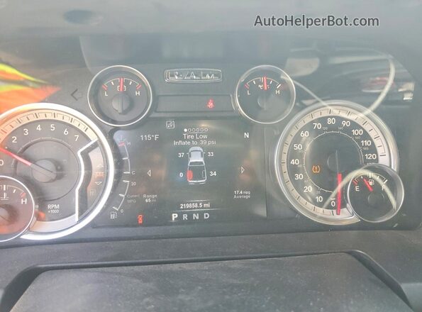 1C6RR6TT7HS790491 2017 RAM 1500 Silver Instrument cluster view